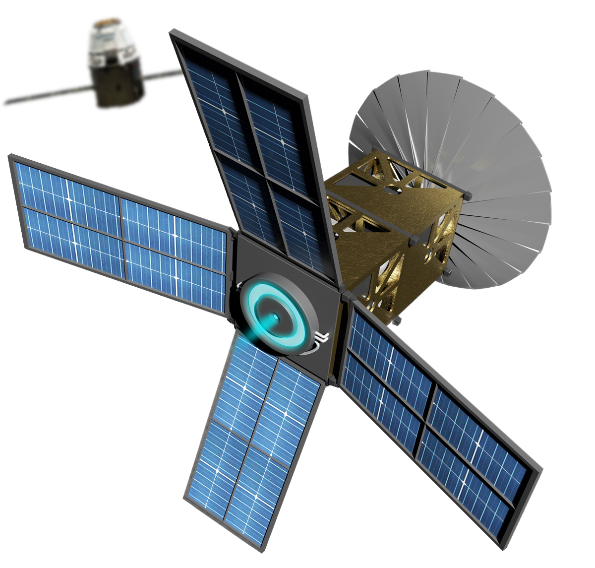photo of a satellite